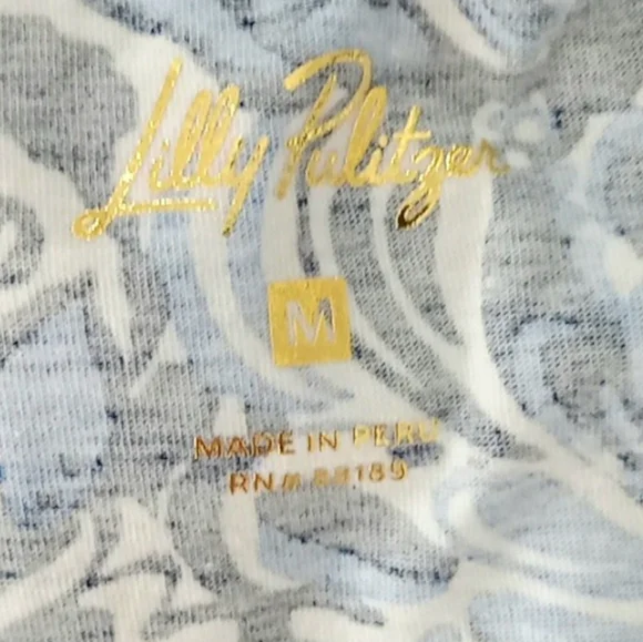 Lilly Pulitzer Etta Maxi Dress in Low Tide Navy Pandarama Sz Medium NWOT - Picture 13 of 13